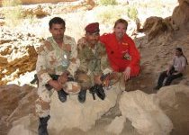 Military protection during Wadi trek