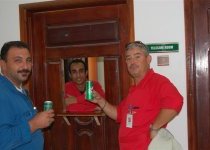 Daniel (Medic) and Khaled (Prod SPT)