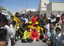 Lucien , Picasso , Daniel & Civil defense Fire brigade of Seyun